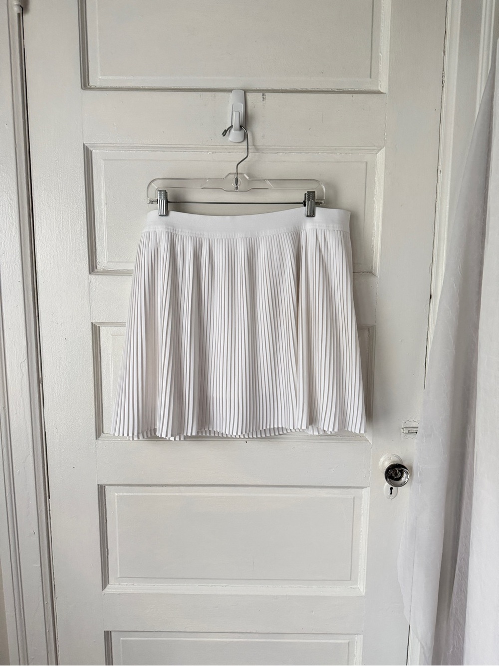 Gap Fit White Pleated Mini Skort A-Line XXL Tennis Pickleball Sporty Athleisure